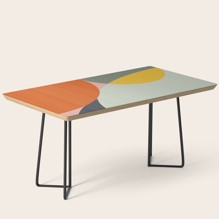 abstract mid mod organic shapes Coffee Table Gallery Image 1