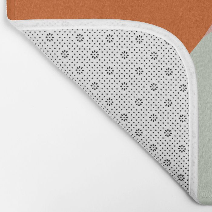 abstract mid mod organic shapes Bath Mat Gallery Image 2