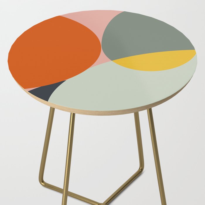 abstract mid mod organic shapes Side Table Gallery Image 2