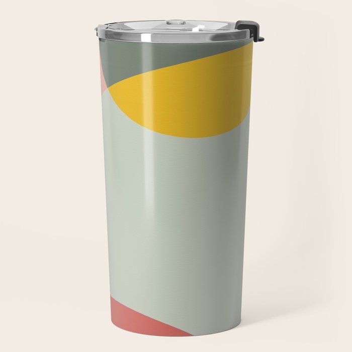 abstract mid mod organic shapes Travel Mug Gallery Image 2