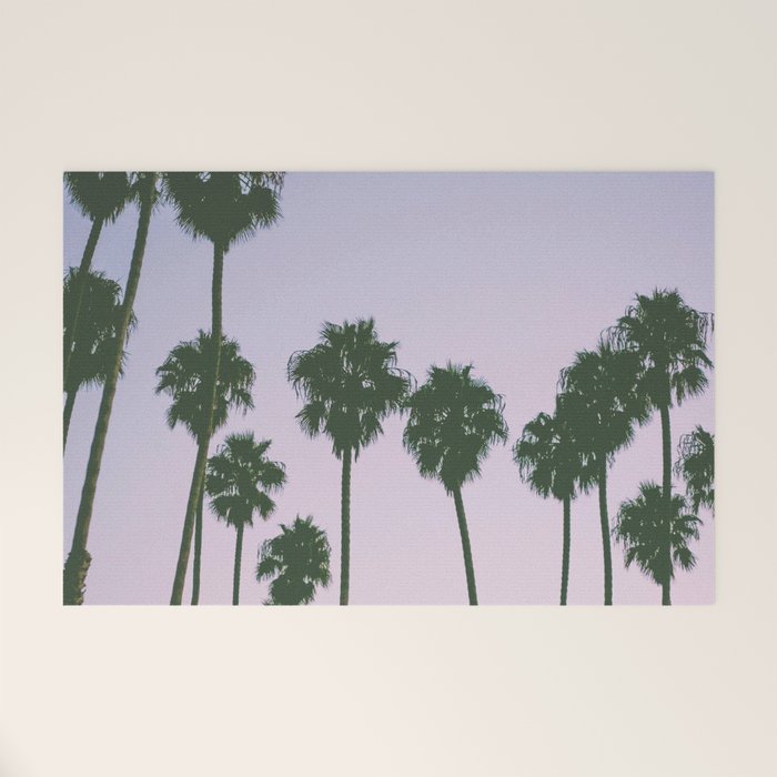 palm trees sunset iii Welcome Mat Gallery Image 1