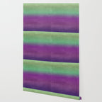 Plum Purple and Green Watercolor Abstract Wallpaper Gallery Image 2