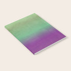 Plum Purple and Green Watercolor Abstract Notebook Gallery Image 2