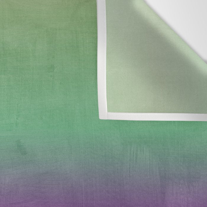 Plum Purple and Green Watercolor Abstract Wall Tapestry Gallery Image 3