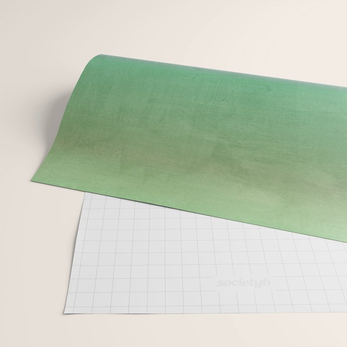 Plum Purple and Green Watercolor Abstract Wrapping Paper Gallery Image 2