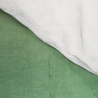 Plum Purple and Green Watercolor Abstract Comforter Gallery Image 4