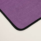 Plum Purple and Green Watercolor Abstract Desk Mat Gallery Image 4