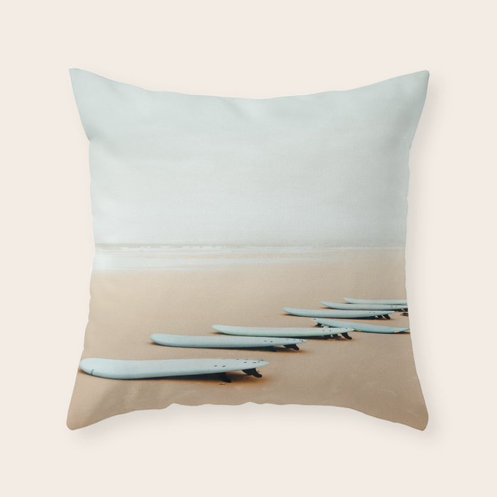 Out Surfing 2 Throw Pillow Gallery Image 6