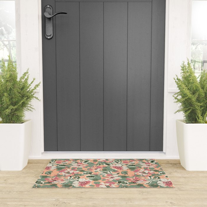 Modern tropical garden PFG2 Welcome Mat Gallery Image 3