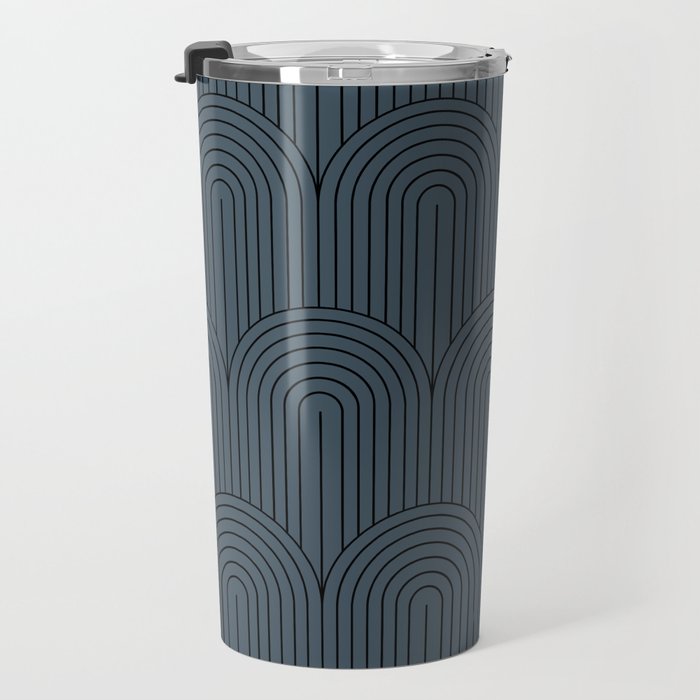 Art Deco Arch Pattern LXIII Travel Mug Gallery Image 3