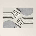Sun Arch Double - Grey Welcome Mat Gallery Image 1