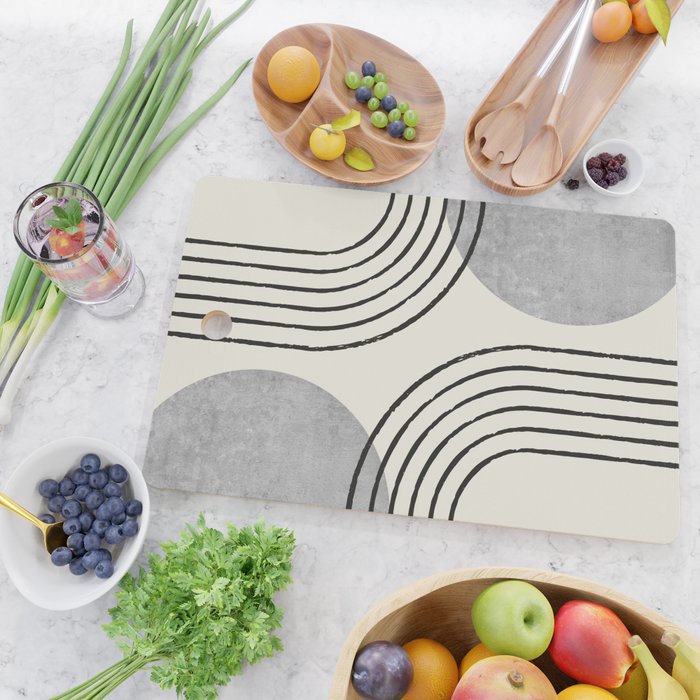 Sun Arch Double - Grey Cutting Board Gallery Image 2