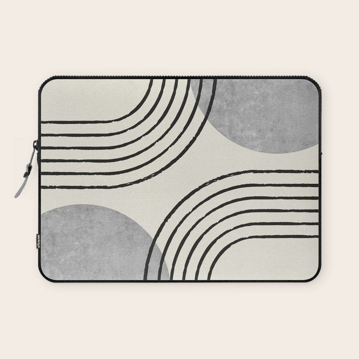 Sun Arch Double - Grey Laptop Sleeve Gallery Image 1