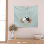 Gemini Zodiac Series Wall Tapestry Gallery Image 2