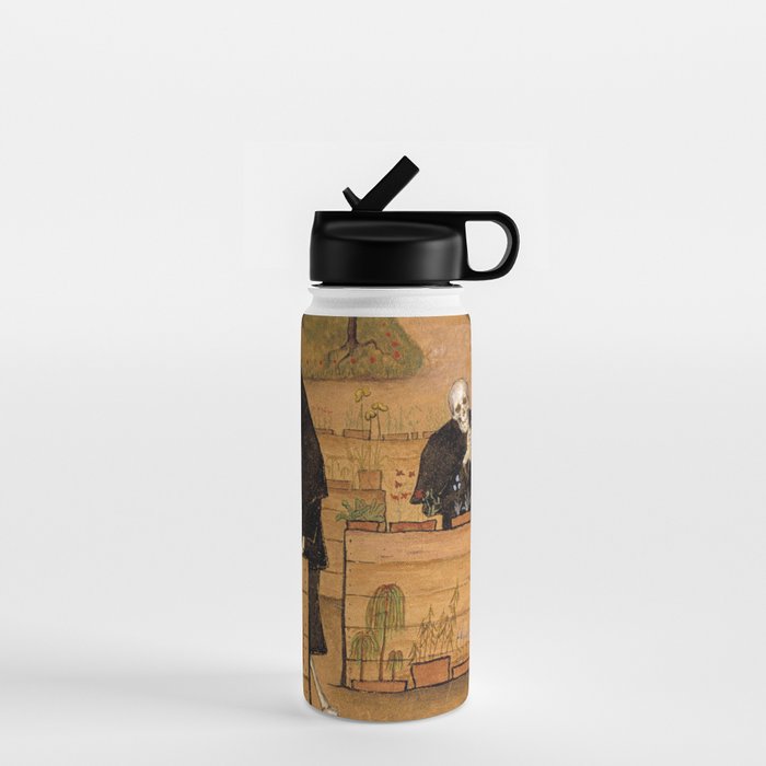 Hugo Simberg - The Garden of Death 1896 Water Bottle Gallery Image 1