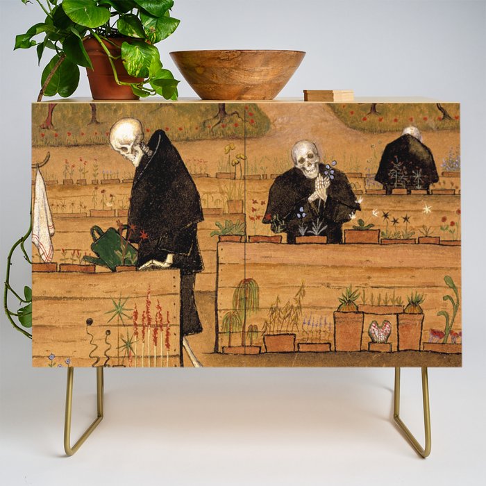Hugo Simberg - The Garden of Death 1896 Credenza Gallery Image 1