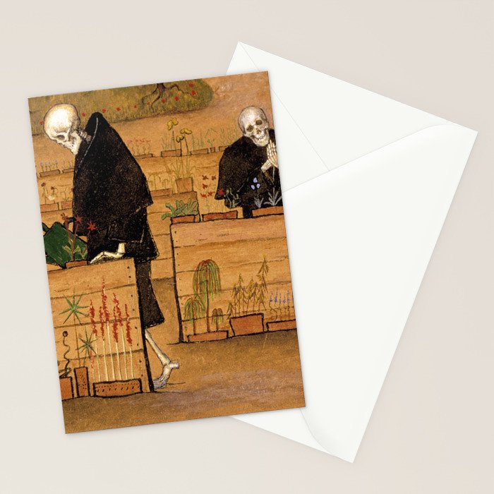Hugo Simberg - The Garden of Death 1896 Stationery Card Gallery Image 2