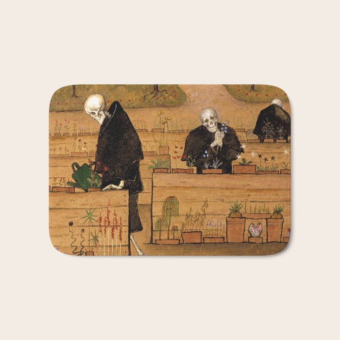 Hugo Simberg - The Garden of Death 1896 Bath Mat Gallery Image 1