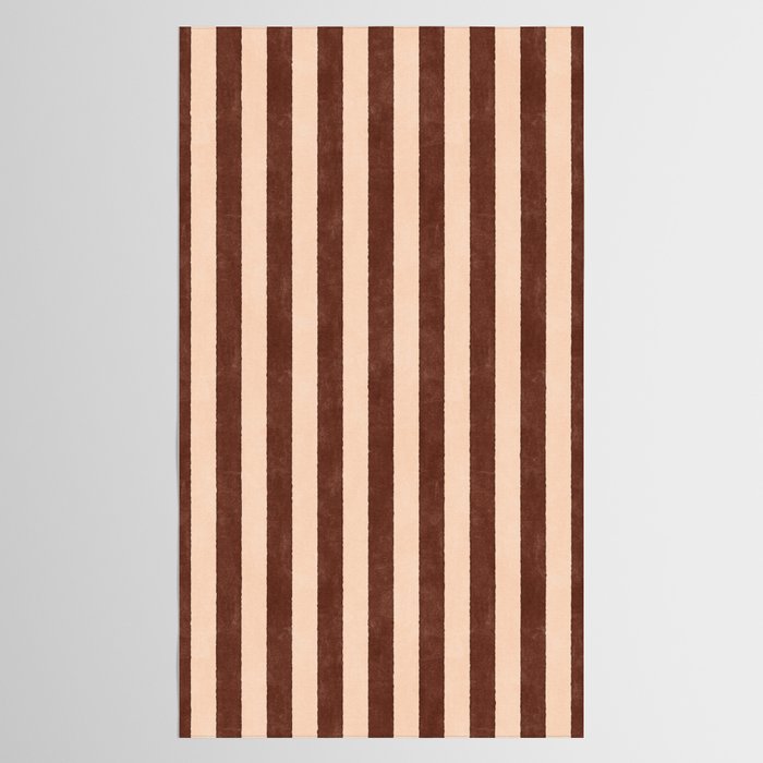 STRIPES 001 M - Cacao Tablecloth Gallery Image 2