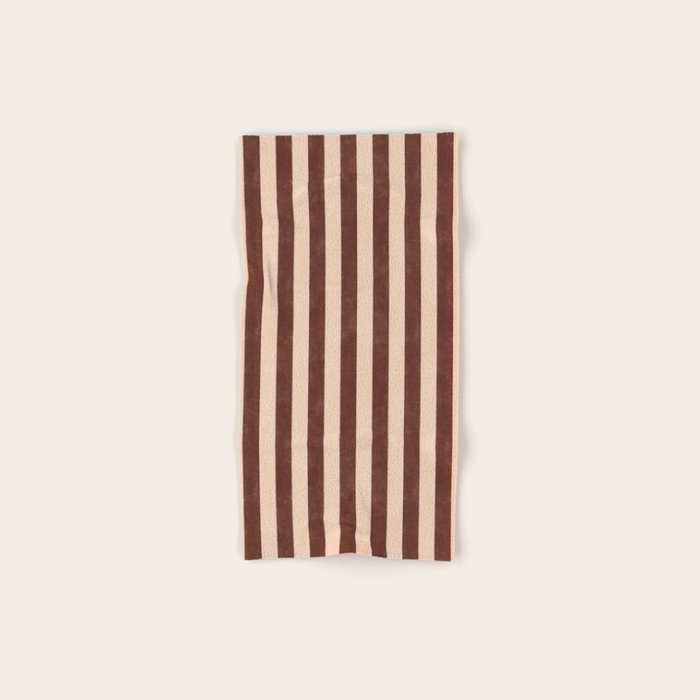 STRIPES 001 M - Cacao Bath Towel Gallery Image 1