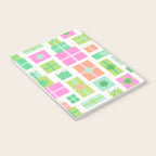 Retro Christmas Presents - Pink & Green Notebook Gallery Image 3
