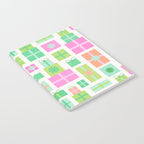 Retro Christmas Presents - Pink & Green Notebook Gallery Image 2