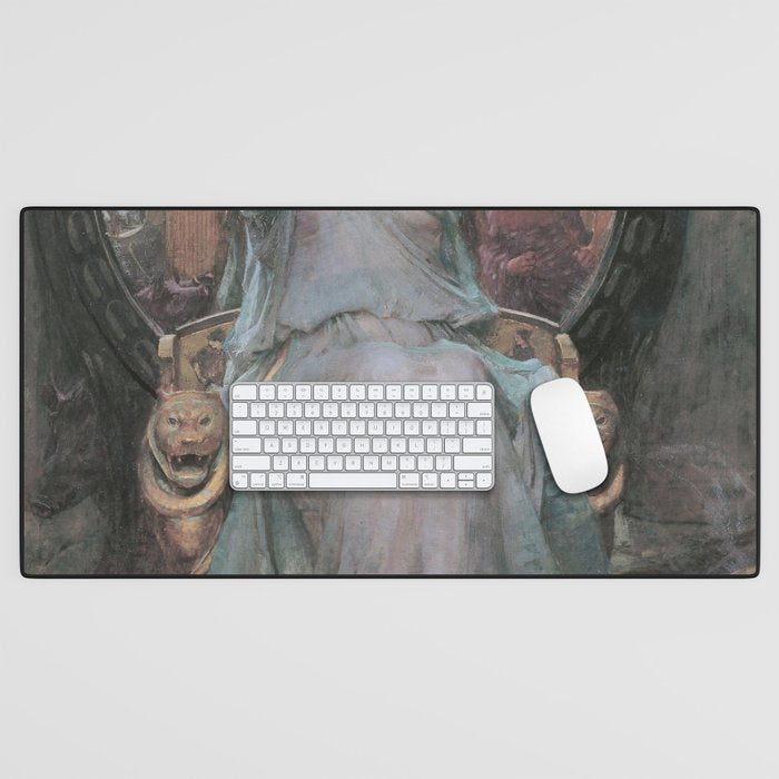 Circe Offering the Cup to Ulysses, John William Waterhouse Desk Mat Gallery Image 1