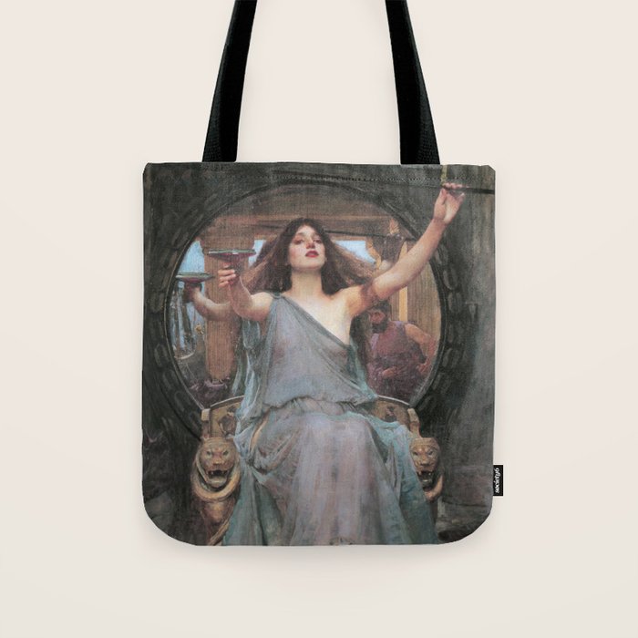 Circe Offering the Cup to Ulysses, John William Waterhouse Tote Bag Gallery Image 1