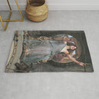 Circe Offering the Cup to Ulysses, John William Waterhouse Rug Gallery Image 1