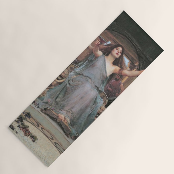 Circe Offering the Cup to Ulysses, John William Waterhouse Yoga Mat Gallery Image 1