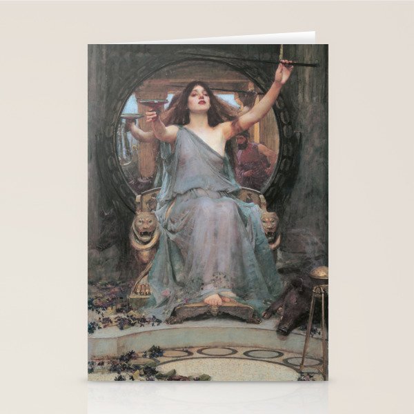Circe Offering the Cup to Ulysses, John William Waterhouse Stationery Card Gallery Image 2