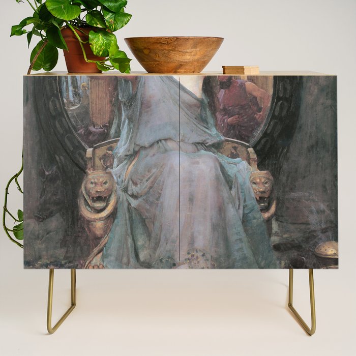 Circe Offering the Cup to Ulysses, John William Waterhouse Credenza Gallery Image 1