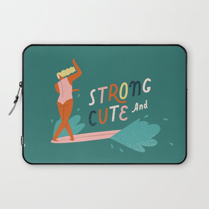 Strong and cute Laptop Sleeve Gallery Image 1