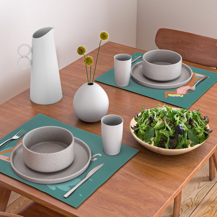 Strong and cute Placemat Gallery Image 2