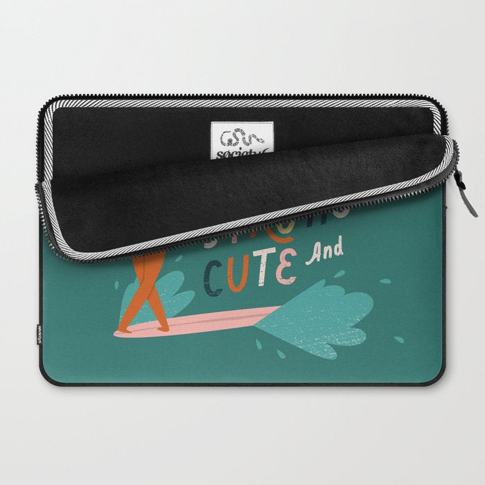 Strong and cute Laptop Sleeve Gallery Image 2