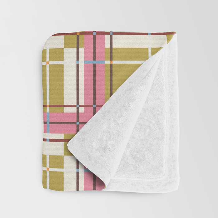 Bold Checked Design Throw Blanket Gallery Image 3
