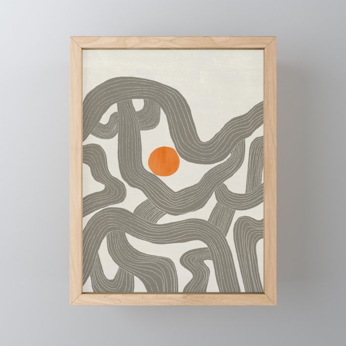 Sun among trees Mini Art Print Gallery Image 1
