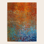Vintage Rust, Terracotta and Blue Poster Gallery Image 4