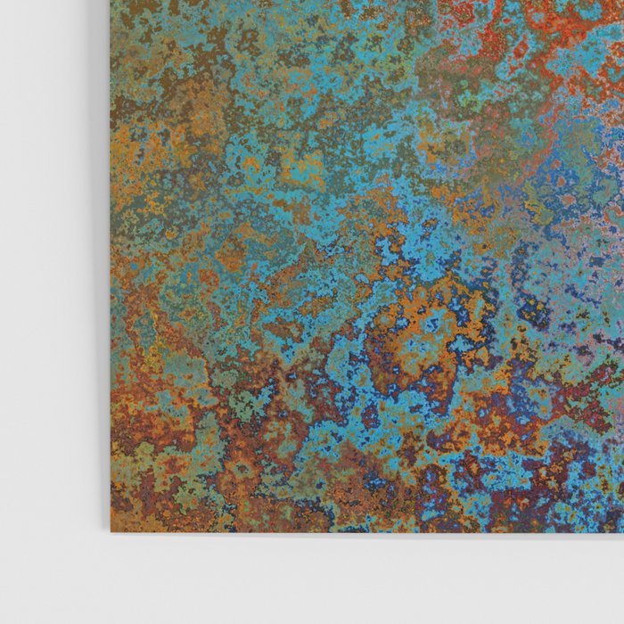 Vintage Rust, Terracotta and Blue Poster Gallery Image 3