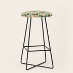 a lot of flowers for art deco green Stool Gallery Image 1