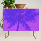 Palm Tree Pink Purple Summer Beach Credenza Gallery Image 1