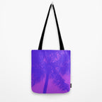 Palm Tree Pink Purple Summer Beach Tote Bag Gallery Image 2