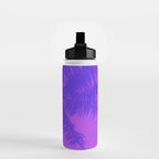 Palm Tree Pink Purple Summer Beach Water Bottle Gallery Image 2