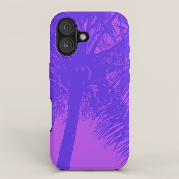 Palm Tree Pink Purple Summer Beach iPhone Case Gallery Image 1