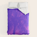 Palm Tree Pink Purple Summer Beach Comforter Gallery Image 6