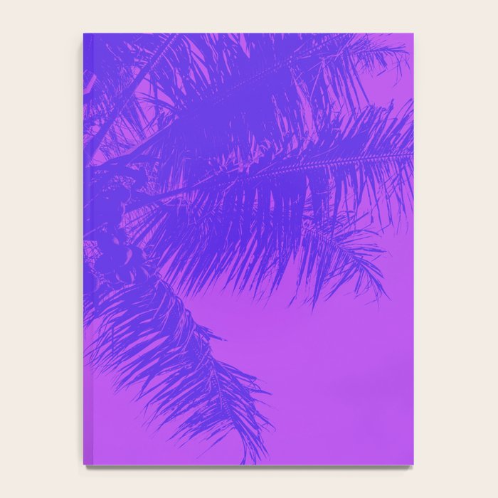 Palm Tree Pink Purple Summer Beach Notebook Gallery Image 4