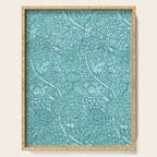 William Morris "Cray" 8. turquoise Serving Tray Gallery Image 1