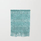 William Morris "Cray" 8. turquoise Wall Hanging Gallery Image 1