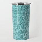 William Morris "Cray" 8. turquoise Travel Mug Gallery Image 1