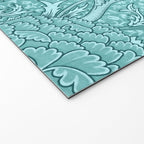 William Morris "Cray" 8. turquoise Welcome Mat Gallery Image 2